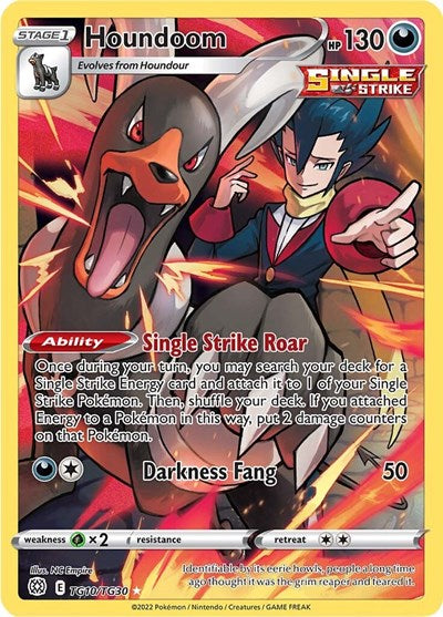Houndoom (SWSH09: Brilliant Stars Trainer Gallery) Light Play Holofoil