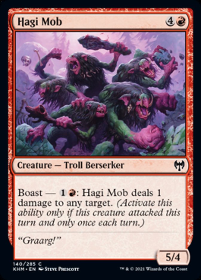 Hagi Mob (Kaldheim) Light Play Foil