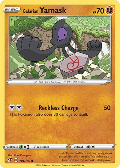Galarian Yamask (SWSH02: Rebel Clash) Light Play