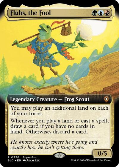 Flubs, the Fool (Extended Art) (Promos: Buy-A-Box) Light Play