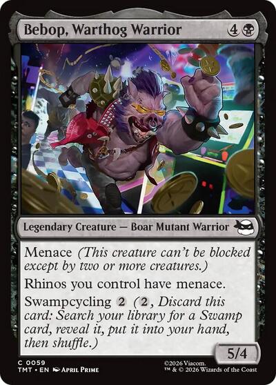 Bebop, Warthog Warrior (Teenage Mutant Ninja Turtles) Light Play