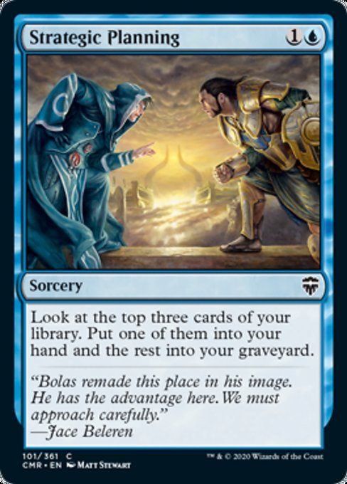 Strategic Planning (Commander Legends) Light Play Foil