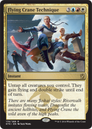 Flying Crane Technique (Khans of Tarkir) Medium Play