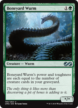 Boneyard Wurm (Ultimate Masters) Light Play