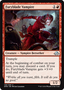 Furyblade Vampire (Eldritch Moon) Light Play