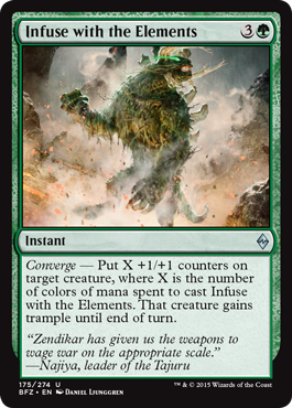 Infuse with the Elements (Battle for Zendikar) Light Play