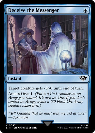 Deceive the Messenger (Universes Beyond: The Lord of the Rings: Tales of Middle-earth) Light Play Foil