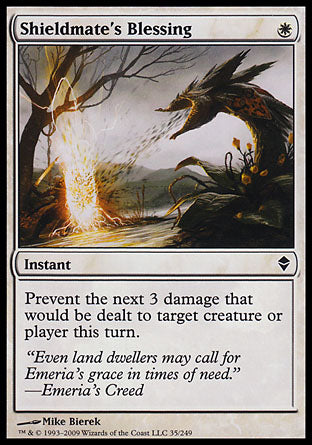 Shieldmate's Blessing (Zendikar) Near Mint