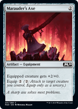Marauder's Axe (Magic 2020 Core Set) Light Play