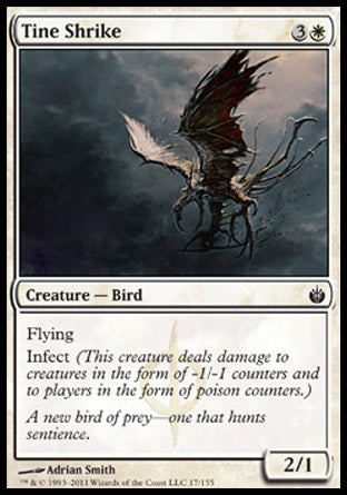Tine Shrike (Mirrodin Besieged) Damaged / Poor