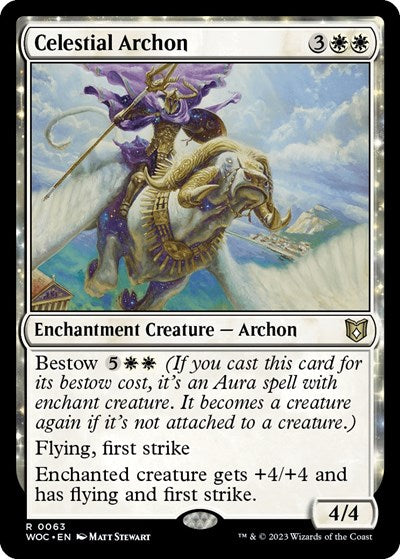 Celestial Archon (Commander: Wilds of Eldraine) Light Play