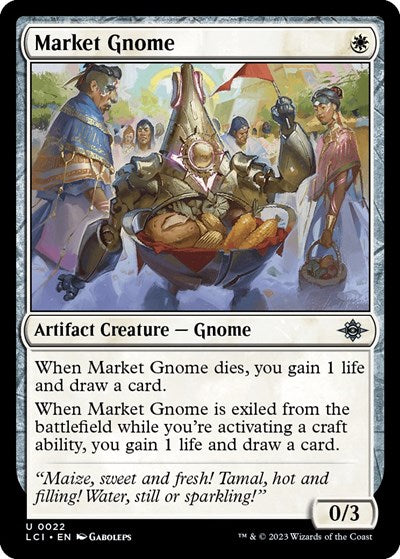 Market Gnome (The Lost Caverns of Ixalan) Light Play