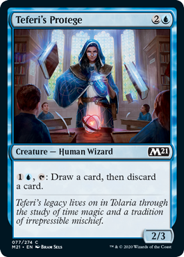 Teferi's Protege (Magic 2021 Core Set) Light Play