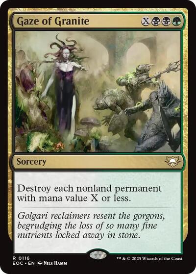 Gaze of Granite (Commander: Edge of Eternities) Light Play