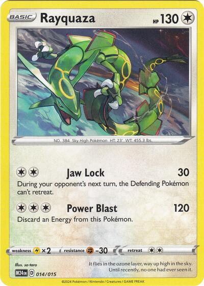 Rayquaza (McDonald's Promos 2024) Light Play