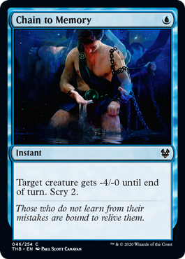 Chain to Memory (Theros Beyond Death) Light Play Foil