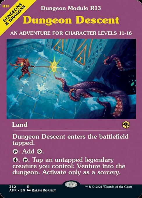 Dungeon Descent (Showcase) (Adventures in the Forgotten Realms) Light Play
