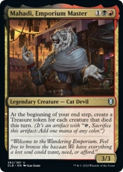 Mahadi, Emporium Master (Commander Legends: Battle for Baldur's Gate) Light Play