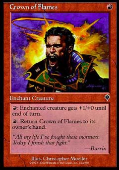 Crown of Flames (Invasion) Light Play