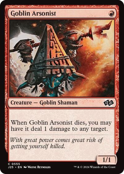 Goblin Arsonist (Foundations Jumpstart) Light Play