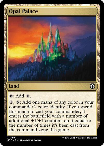 Opal Palace (Commander: Modern Horizons 3) Light Play
