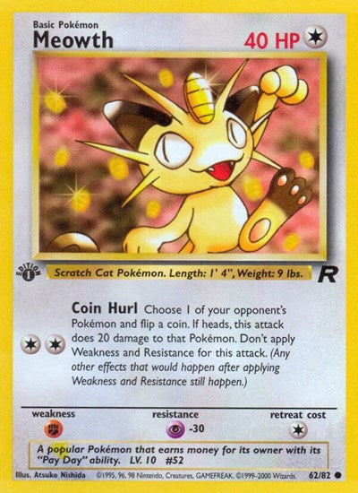 Meowth (Team Rocket) Light Play Unlimited