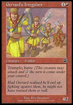 Gerrard's Irregulars (Mercadian Masques) Light Play