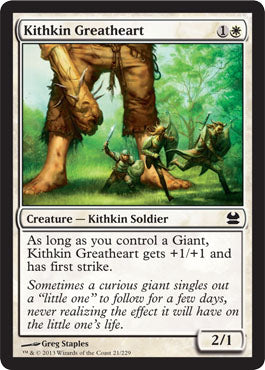 Kithkin Greatheart (Modern Masters) Light Play Foil