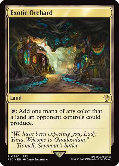 Exotic Orchard (Commander: FINAL FANTASY) Light Play