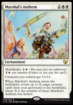 Marshal's Anthem (Commander 2015) Light Play