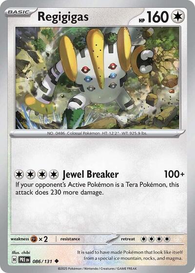 Regigigas (SV: Prismatic Evolutions) Light Play