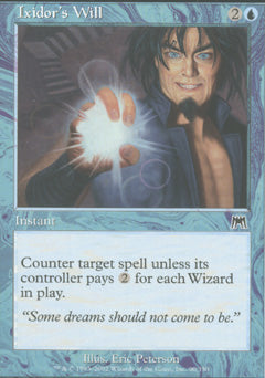 Ixidor's Will (Onslaught) Light Play