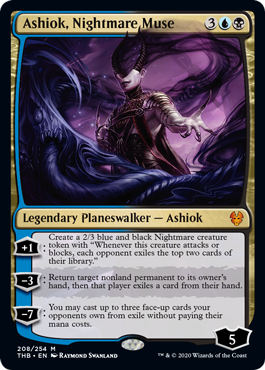Ashiok, Nightmare Muse (Theros Beyond Death) Light Play