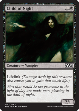 Child of Night (Magic 2015 Core Set) Light Play
