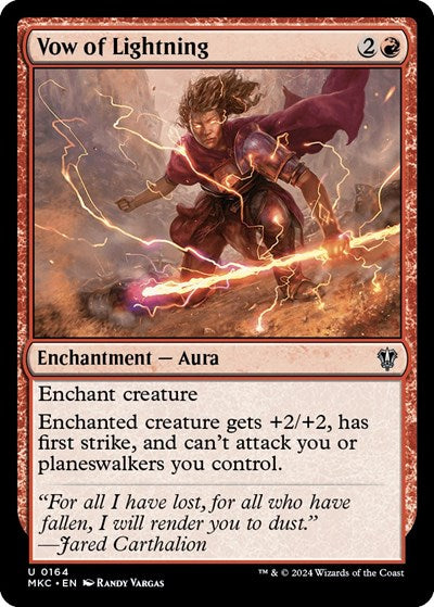 Vow of Lightning (Commander: Murders at Karlov Manor) Light Play