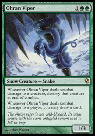 Ohran Viper (Duel Decks: Jace vs Vraska) Light Play