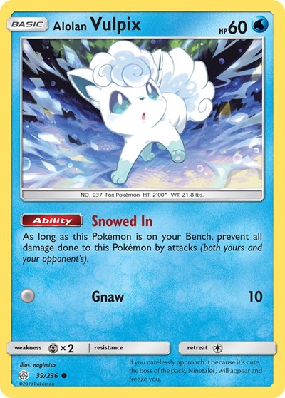 Alolan Vulpix (SM - Cosmic Eclipse) Heavy Play