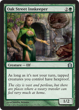 Oak Street Innkeeper (Return to Ravnica) Light Play Foil