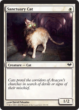 Sanctuary Cat (Dark Ascension) Light Play Foil