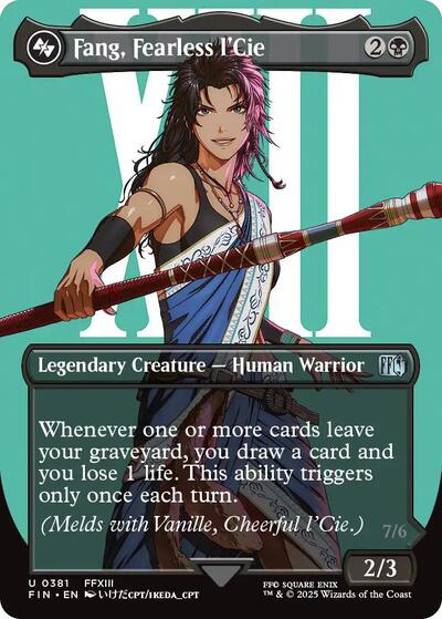 Fang, Fearless l'Cie (Borderless) (Universes Beyond: FINAL FANTASY) Light Play