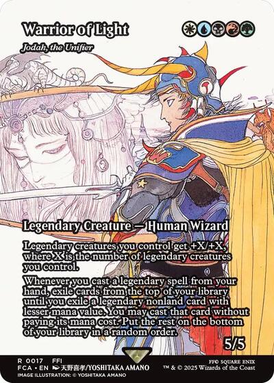 Warrior of Light - Jodah, the Unifier (Showcase) (Universes Beyond: FINAL FANTASY: Through the Ages) Light Play