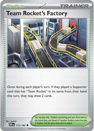 Team Rocket's Factory (SV10: Destined Rivals) Light Play
