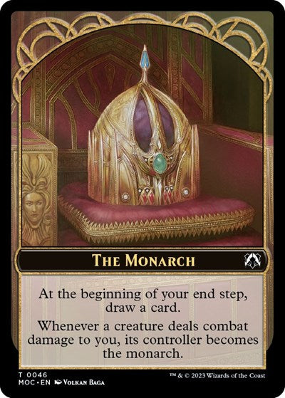 The Monarch / Shapeshifter Double-sided Token (Commander: March of the Machine) Light Play