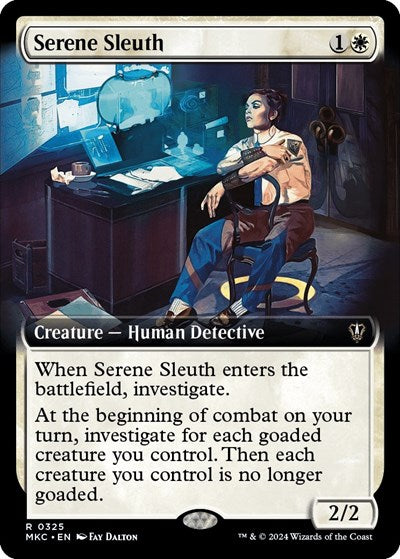 Serene Sleuth (Extended Art) (Commander: Murders at Karlov Manor) Light Play