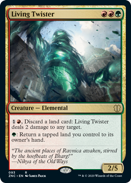 Living Twister (Commander 2020 Zendikar Rising) Light Play
