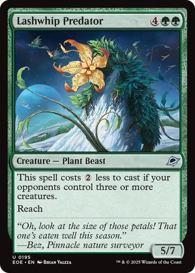 Lashwhip Predator (Edge of Eternities) Light Play Foil