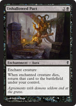 Unhallowed Pact (Conspiracy) Light Play
