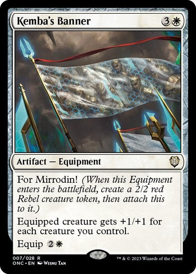 Kemba's Banner (Commander: Phyrexia: All Will Be One) Light Play