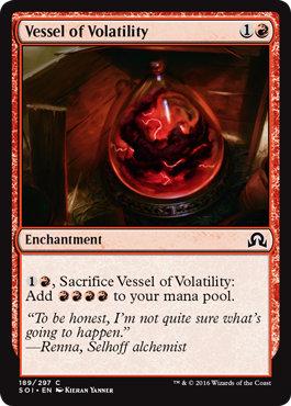 Vessel of Volatility (Shadows Over Innistrad) Light Play