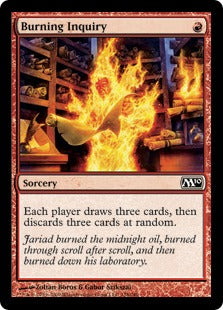 Burning Inquiry (Magic 2010 Core Set) Light Play